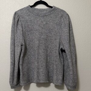 CeCe Grey Knit Sweater